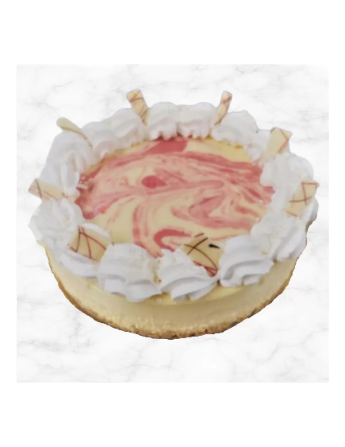 Raspberry Swirl Cheesecake